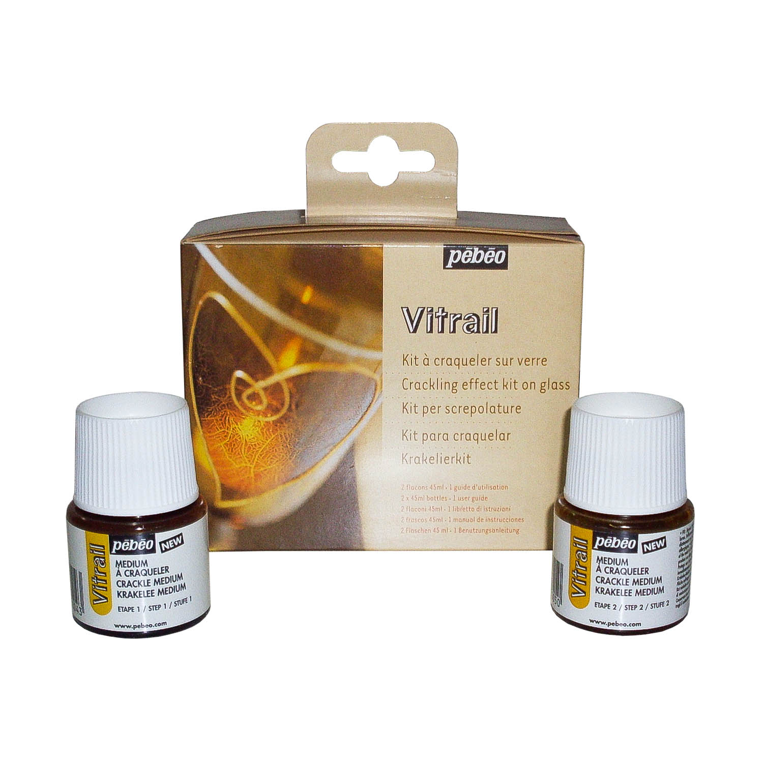 ست مدیوم تَرَک رنگ شیشه پ ب اُ