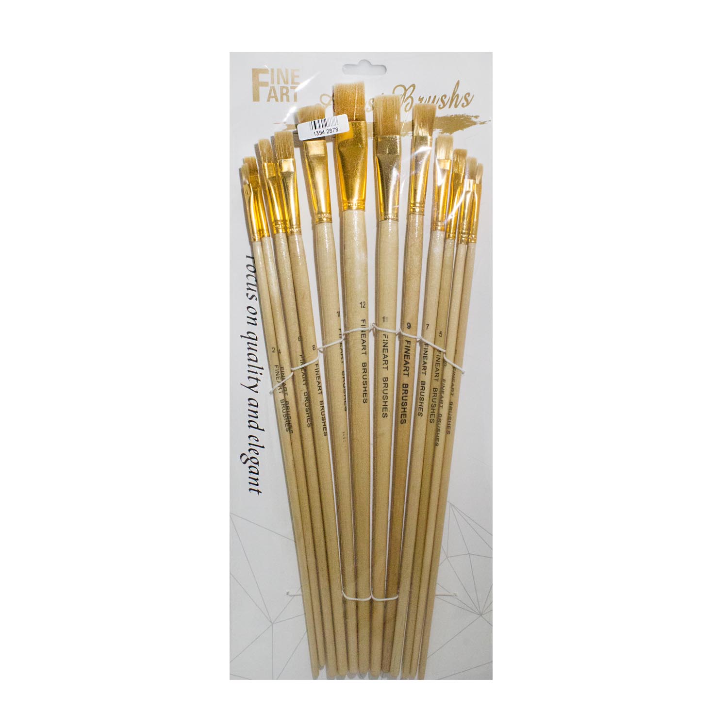 ست قلمو تخت نرم فاین آرت(12 عددی)