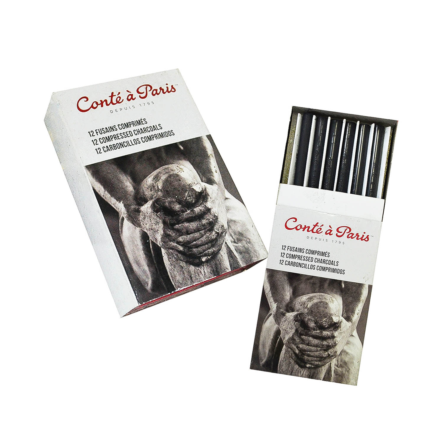 ست ذغال فشرده کنته پاریس(12 عددی)