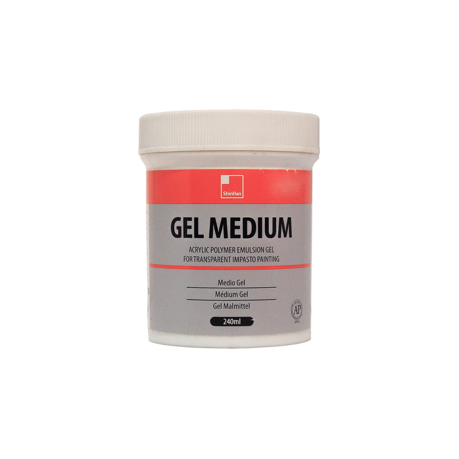 ژل مدیوم رنگ اکریلیک شین هان
