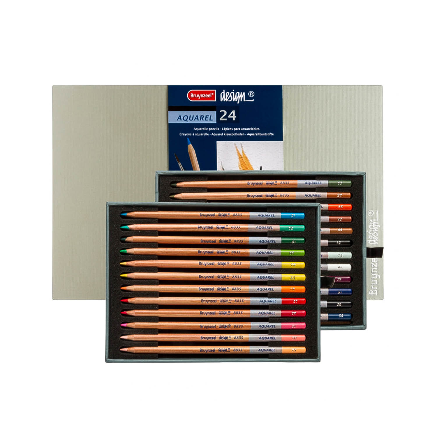مداد آبرنگی دیزاین 24 رنگ