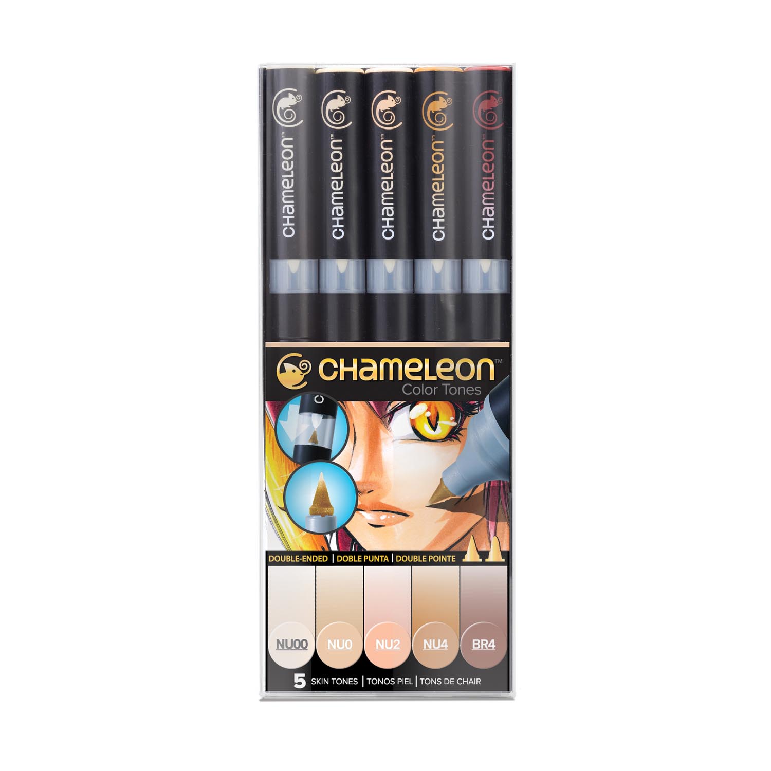 ست مارکر رنگ پوست شملون