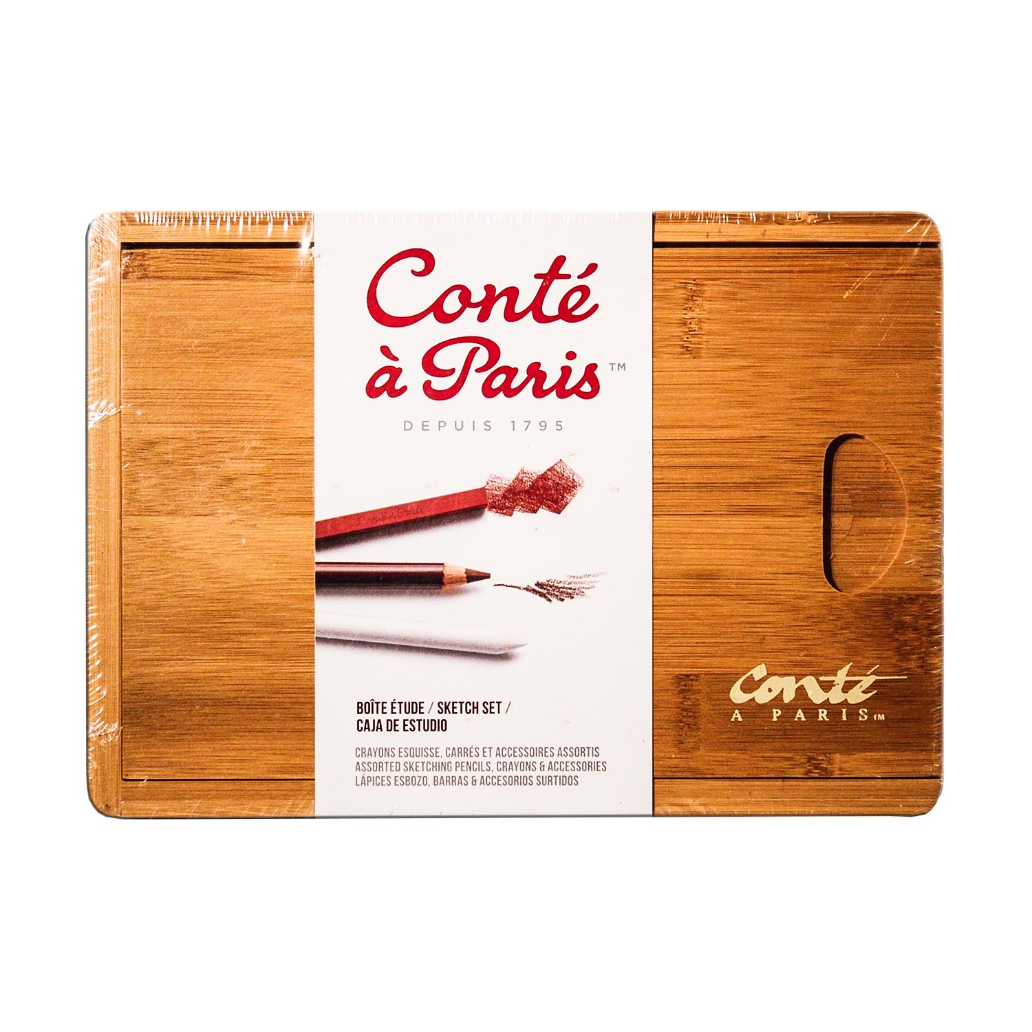 ست طراحی حرفه ای کنته پاریس(جعبه چوبی)
