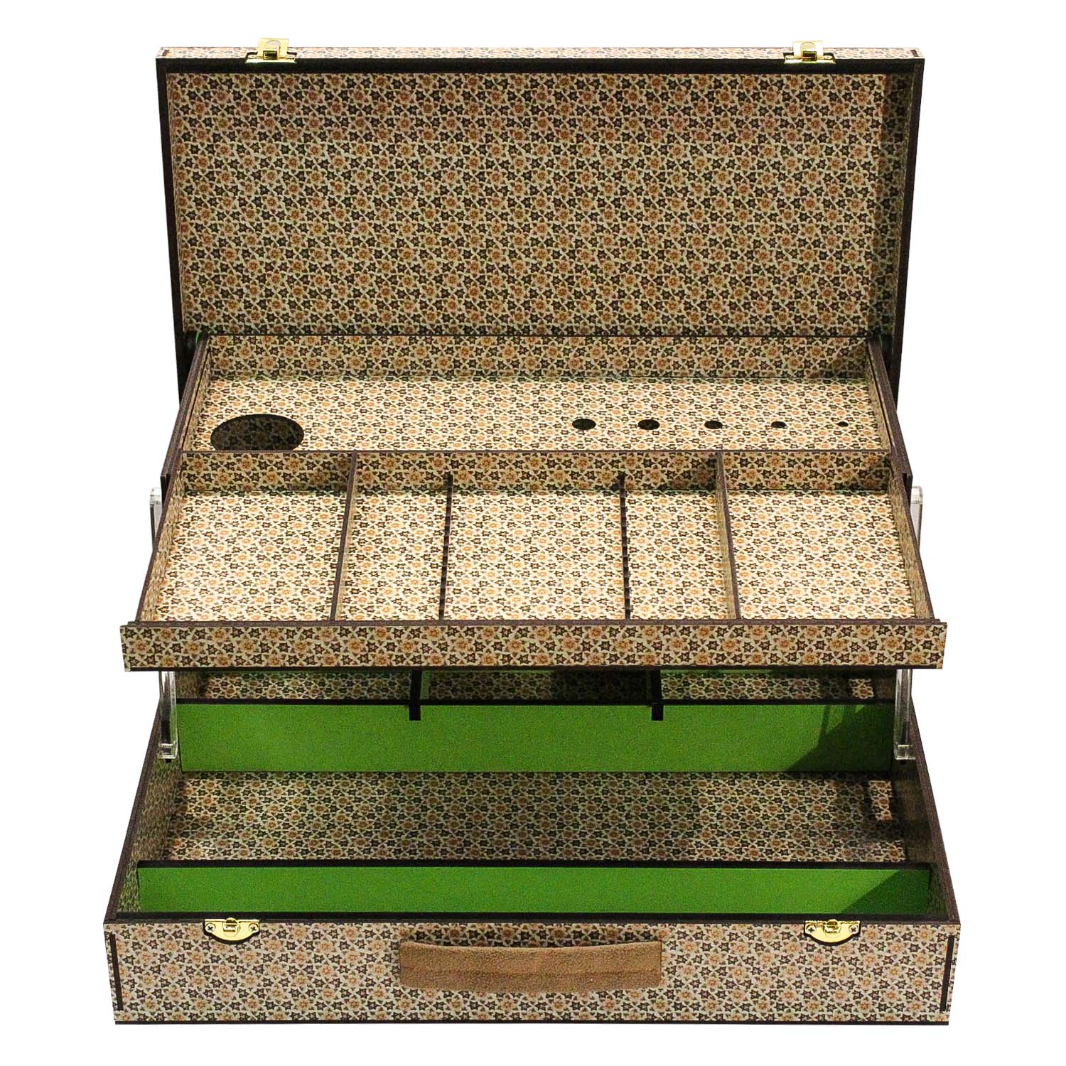 کیف جعبه ابزار دولوکس صنایع هنر(اسلیمی خاتم)