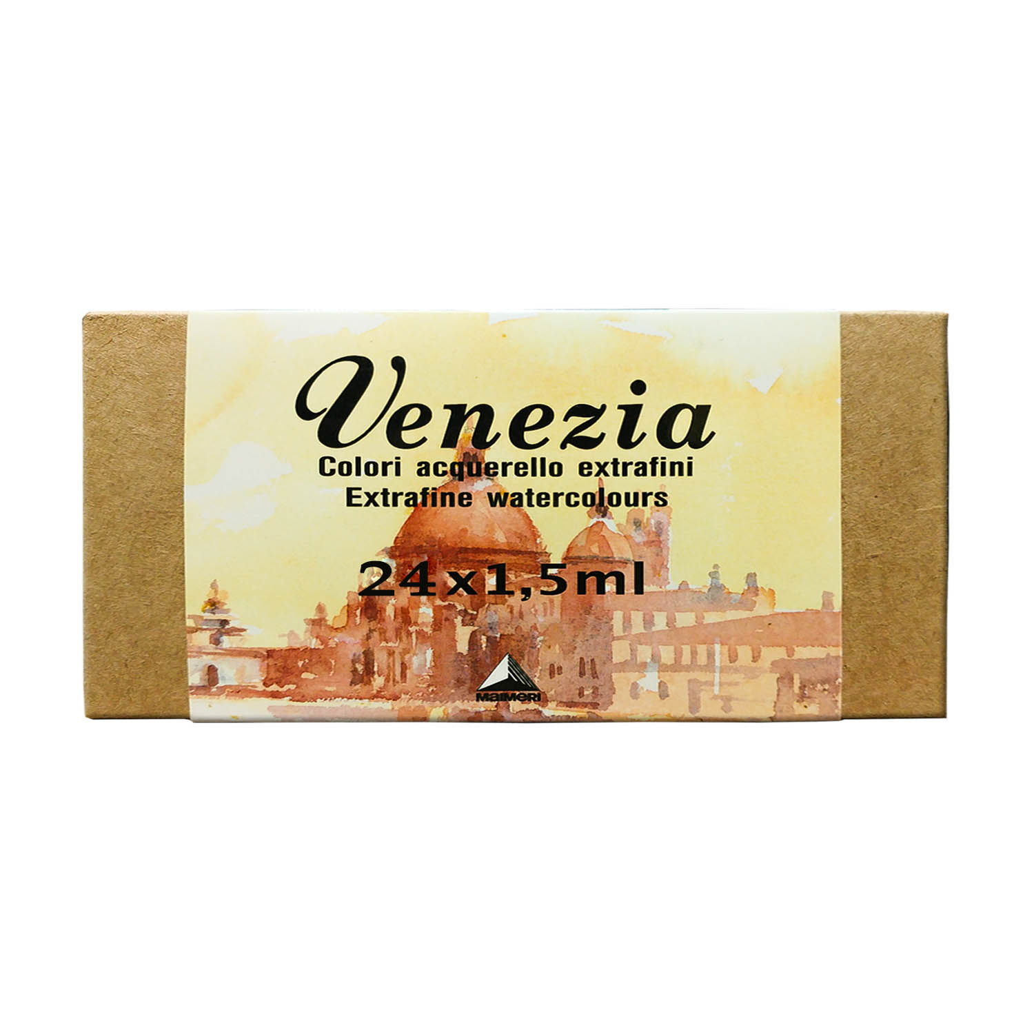 آبرنگ ونزیا مایمری جعبه فلزی(24 رنگ)